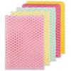 5PCS Innovative Dish Washing Net Cloths,Scourer,Quick Dry, Mesh net for