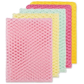 5PCS Innovative Dish Washing Net Cloths,Scourer,Quick Dry, Mesh net for Washing Dish, Dish wash net, Dish Sponge, Dish Scrubber 11" by 11"