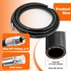 Fuel Transfer Hose 3/4'' Gas Pump Hose 20FT for Gasoline,