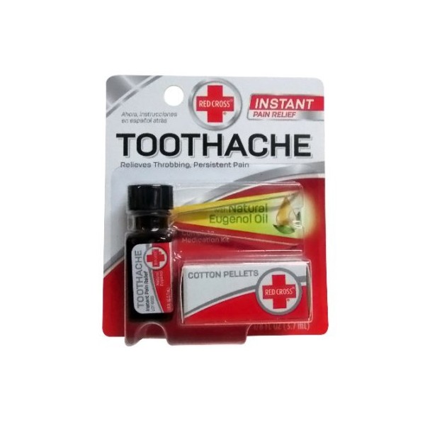 Red Cross Complete Medication Kit For Toothache - 1 Ea Pack of 2