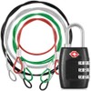 DanziX TSA Approved Lock and 4 Colors Stainless Steel Safety