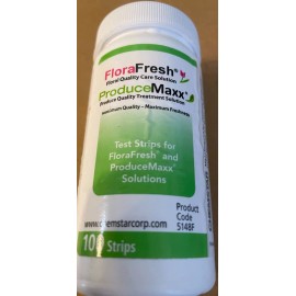 CHEMSTAR FLORAL FRESH CHEMSTAR Test Strips 100 Strips PRODUCEMAXX SOLUTIONS EXP 12/31/25
