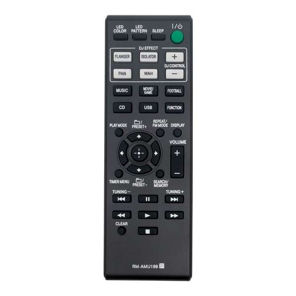 AULCMEET RM-AMU199 Replacement Remote Control Compatible with Sony HDMI Home