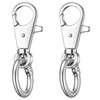 2 Pack Lobster Clasp Keychain Hooks - Double Opening Keychain