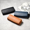 Miragro SL-CD-284 Kip Leather Double Stitched Eyeglass Case (Glasses Case,