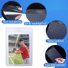 DEDC 100Pcs Semi Rigid Card Holder, Semi Rigid Card Sleeves