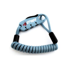Crops Memory Cable Wire Lock Q-BIRO MINI | 2mm Double x 900mm 3-Digit Dial SPD04-BR90-31 (Indigo Blue)