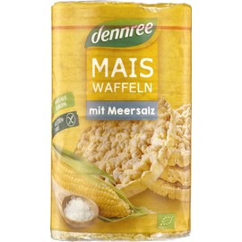 dennree Organic corn waffles with sea salt (2 x 120 g)