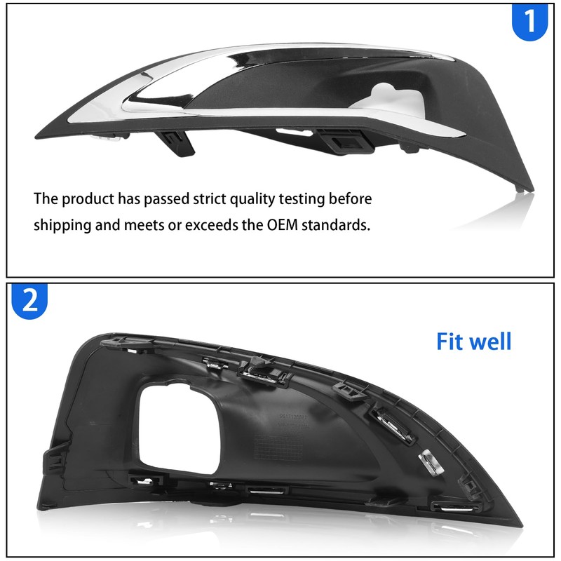 GNXFixt Left Fog Light Cover for 3008 P84 2016-2019 Front