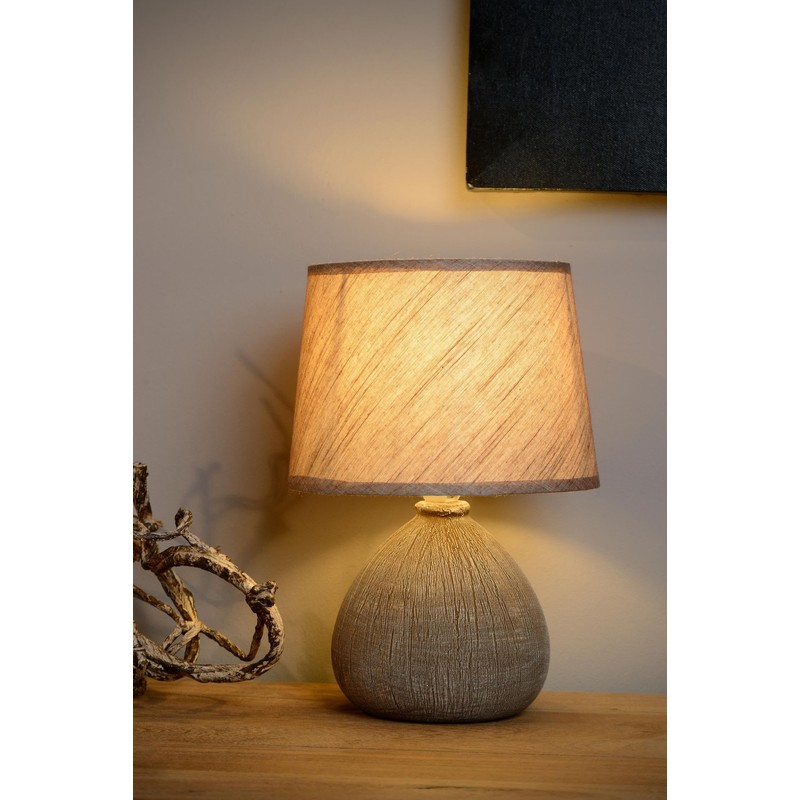 LUCIDE Ramzi Table Lamp Diameter 18 cm 1 x E14