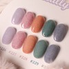 Thezel The Gel Woolly Bully 5 Piece Set Glitter Velvet