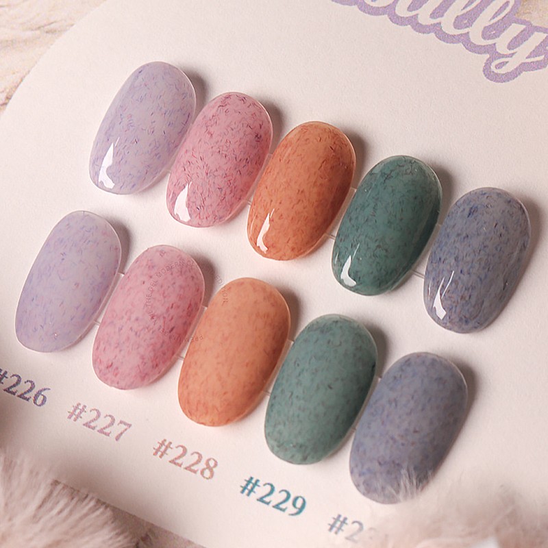 Thezel The Gel Woolly Bully 5 Piece Set Glitter Velvet
