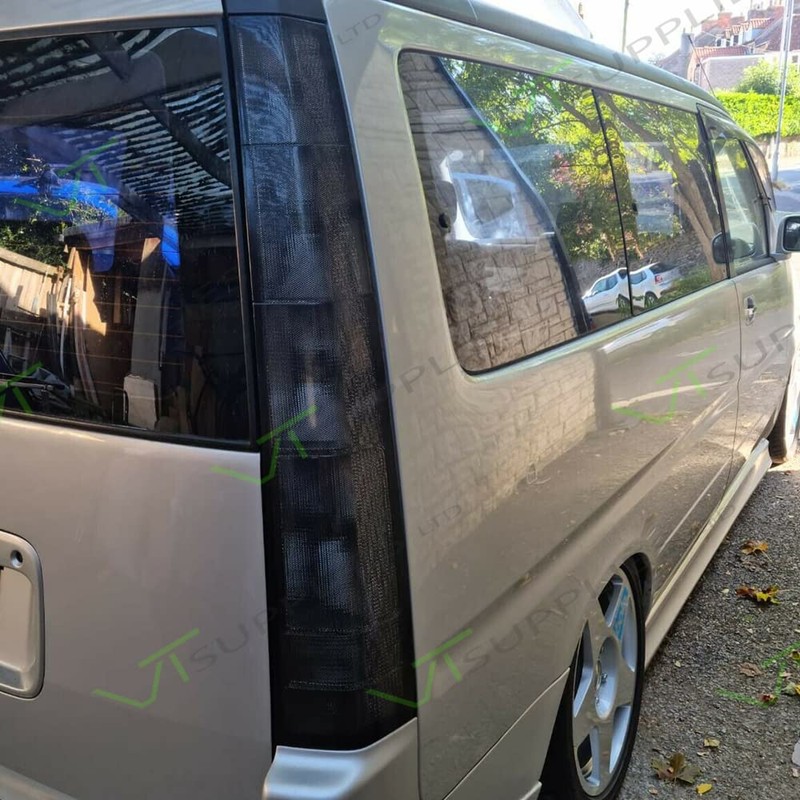 VT Supplies 30CM x 106CM Headlight Tint Perforated Mesh Film