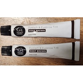 Yumi Professional Eyelash Eyebrow Tint Deep Brown PPD-Free 20mL Qty 2