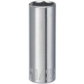 CRAFTSMAN Deep Socket, SAE, 1/4-Inch Drive, 1/2-Inch, 6-Point (CMMT43589)