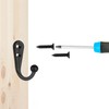 DaiUni Pack of 4 Wardrobe Hooks Wall Hooks Vintage Towel