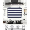 Stove Top Cover Classical Nautical Stripe Stove Cover for Electric