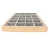 Jewelry Storage Display Trays Multipurpose 24 Grids Jewelry Tray for