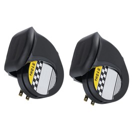 WANGCL Mini Snail Horn 115dB 510Hz Motorcycle Loud Voice Speakers Electric Snail Horn Speakers for Enhancing Horn Noise of Motorcycles Scooters 2pcs