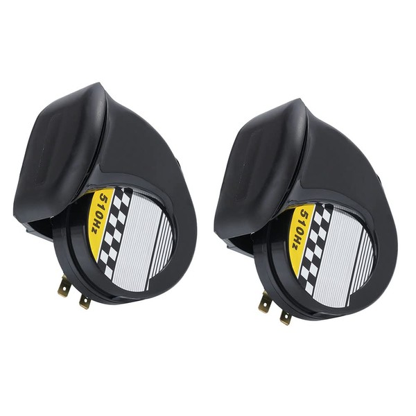 WANGCL Mini Snail Horn 115dB 510Hz Motorcycle Loud Voice Speakers