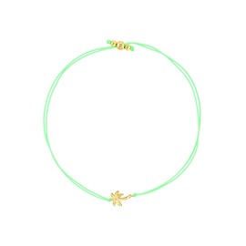 gorjana - Palm Prism Bracelet 6 1/4" to 7 1/4"- 18k Gold Plating - Adjustable - Special Event Wear - Dainty Palm Charm with Faceted Prism Detail
