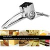 Multi-Function Stainless Steel Cheese Grater Hand Cranked Rotatable Cutter Shredder