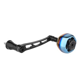 Gomexus Handle 2.7 inches (68 mm) Shimano Daiwa Spinning Reel, One Piece Construction, Super Duralumin, Titanium Power Knob Included