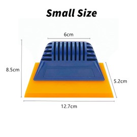 Lunbengo Handy Rubber Squeegee, Window Film Squeegee, Streak Free Glass Wiper for Windows, Mirrors, Tiles, Countertop, Sink and Window Tint 5 x 3.35 Inch