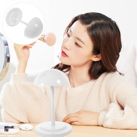 Beaupretty Verstellbare Höhe Perückenständer Metall Hut Display Ständer Tragbare Perückenkopf Halter Kuppelform Hutständer Reise Perücke Aufbewahrung zum Stylen von Perücken, Haartrocknen Display