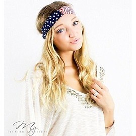 American Flag Headband, USA Headband, America Headband, USA Turban, American Flag Head Wrap, Us Headband, 4th of July, USA World Cup