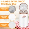 mekueeex 3 Pcs Portable Insulated Lunch Container Set for Adult,