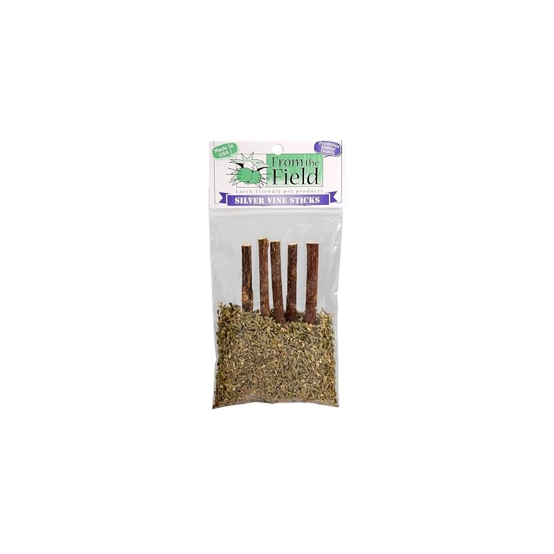 From The Field Silver Vine Sticks for Cats | Natural