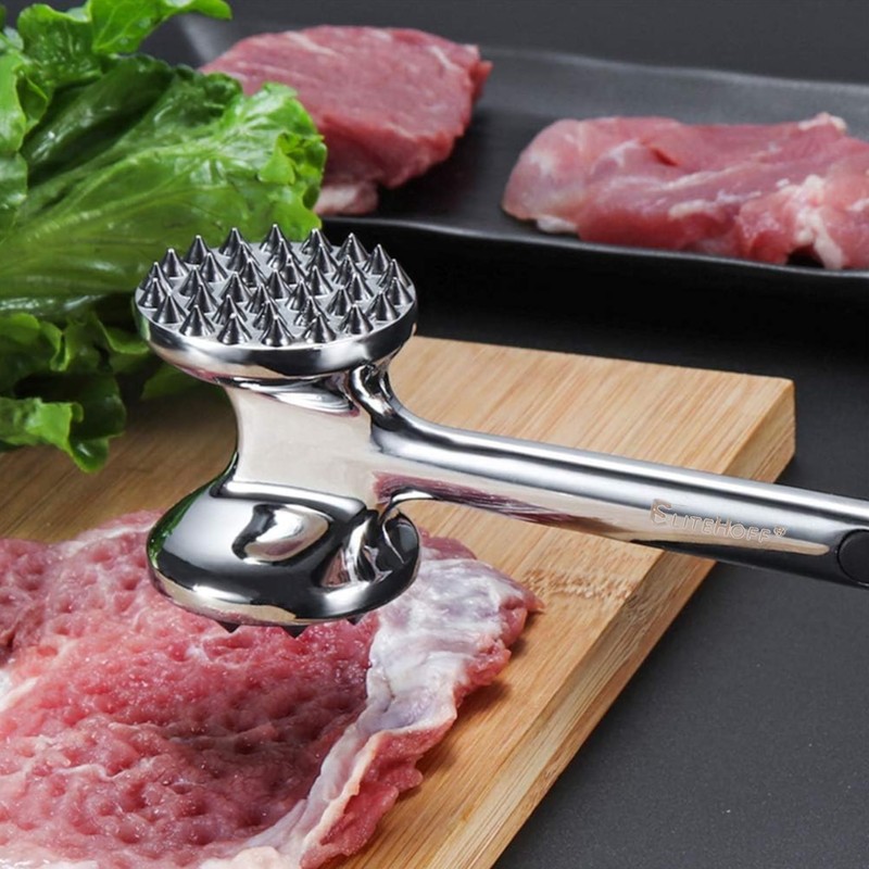 EliteHoff Meat Tenderiser - Meat Hammer Slicer Meat Tenderiser -