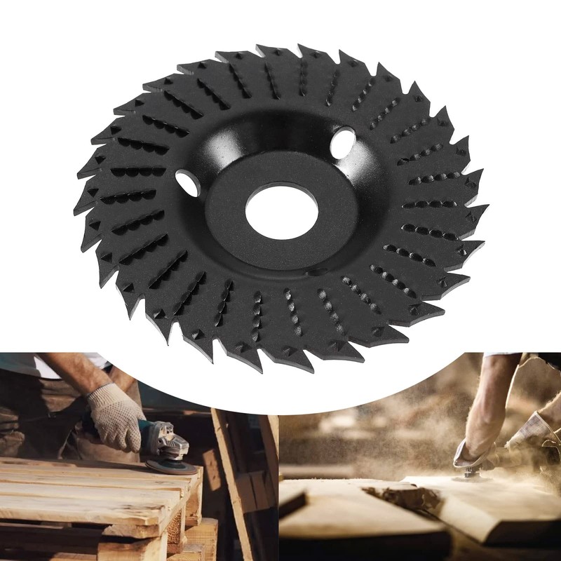 eMagTech Wood Carving Disc 28-Tooth Cutting Wheel for Shaping, Polishing