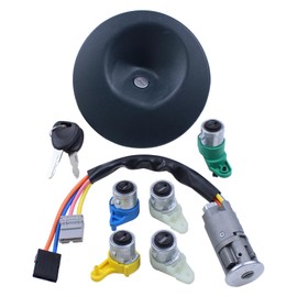 Lock Cylinder Set Door Lock Cylinder Set Steering Lock Fuel Cap Ignition Switch Door Locks Ignition Switch Cylinder Lock Door Lock with Key for Kangoo 1 1997-2007