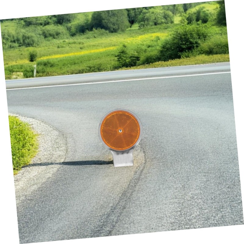 Ciieeo 2pcs Reflective Markers for Driveway Safety Heavy Duty Plastic