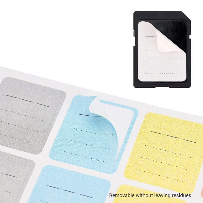 JJC Pack of 120 Multi-Purpose Stick-On Camera Memory Card Labels