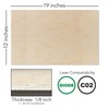 20 Pack | 3mm 1/8th inch Finished Premium Baltic Birch