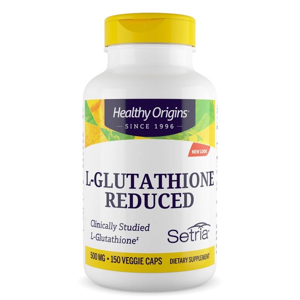 Healthy Origins Healthy Origins L-Glutathione 500 mg (Setria, Non-GMO, Gluten