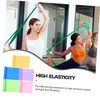 Sosoport 5 Pack Flat Yoga Resistance Bands Exercise Bands Handles