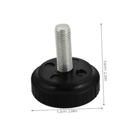 VANZACK 4pcs Sports Accessories Treadmill Accessories Wheel Bearing Running Vest Hard Hat Exercise Equipment Spare Screws Exercise Equipment Spare Parts Mounting Screw Bolts Rubber Black