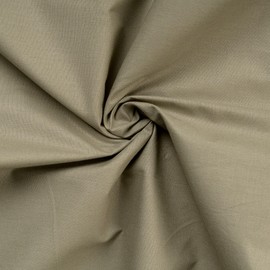Premium Ranforce Single Fitted Sheet (90 x 200 + 30 cm), 100% Cotton, 155 Thread Count, Beige, Machine Washable at 30°C, Soft & Durable for Comfort, Twin