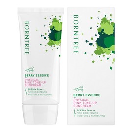 Bontree Berry Essence Mineral Pink Tone-Up Sunscreen 50ml / 본트리 베리 에센스 무기자차 핑크톤업 선크림 50ml
