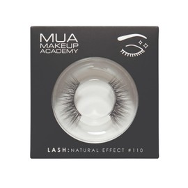 MUA Lashes, Natural Effect False Eyelashes #110, Pack of 1