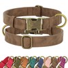 Didog Didog Soft Leather Dog Collar, Durable Heavy Duty Dog