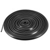 uxcell Edge Trim U Seal Extrusion, Silicone Black U Channel