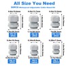 Cokritsm 50PCS Adjustable Cable Glands, Waterproof Cable Gland PG7 PG9