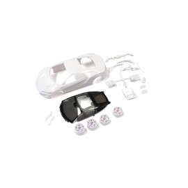 Kyosho Minute Unpainted White Body/White Body Set (with Wheels) Honda NSX MZN186