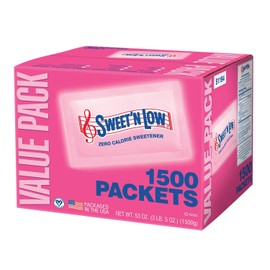 Sweet 'N Low Zero Calorie Sweetener - 1500 Packets