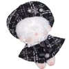 AXLUCE-Stuffed-Plush-Clothes-10cm-Doll (Black, 10cm)